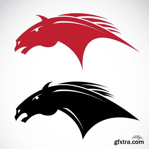 Horse Design Elements 25xEPS