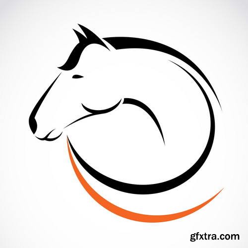 Horse Design Elements 25xEPS