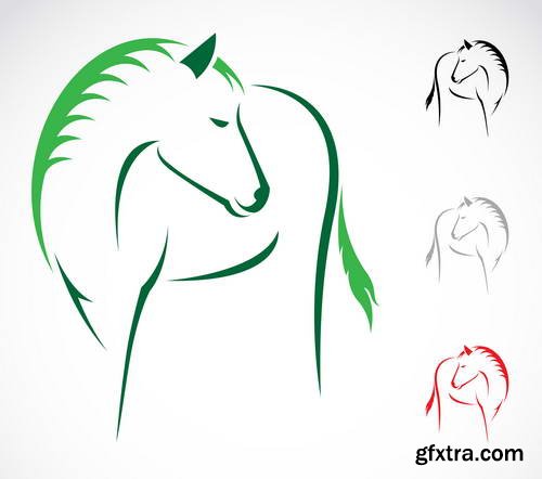 Horse Design Elements 25xEPS
