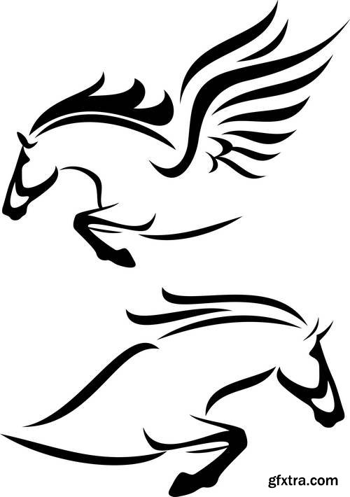 Horse Design Elements 25xEPS
