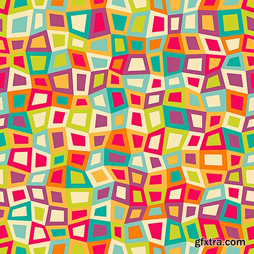 Colored in abstract style backgrounds 6, Vector
