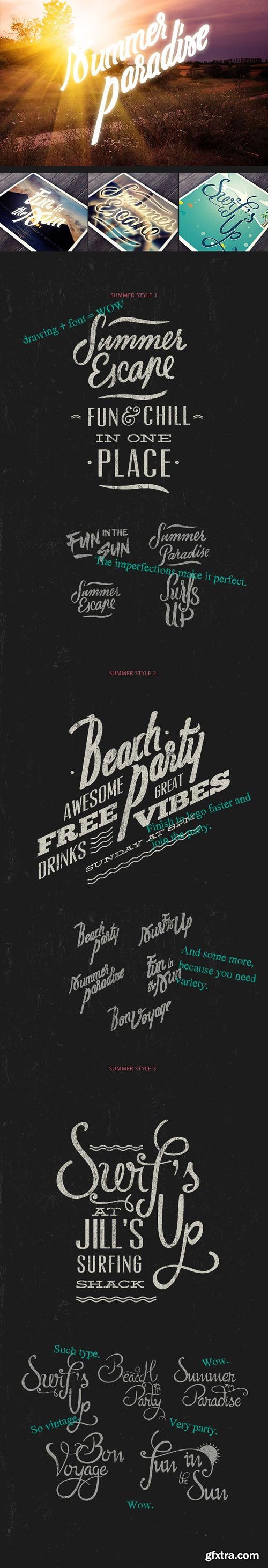 TypeZilla 2 - Super Premium Handcrafted Typography Set + Bonus