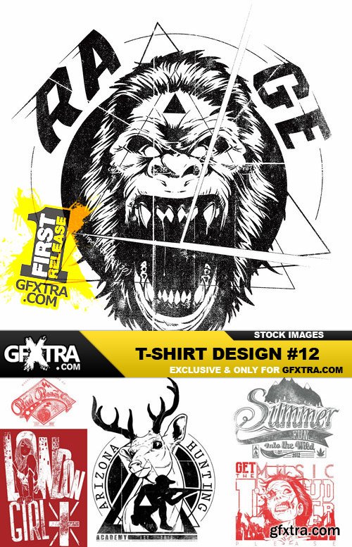 T-Shirt Design #12 - 25xEPS T-Shirt Design #12 - 25xEPS