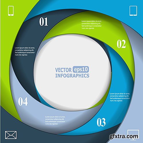 Design templates for enterprises, infographics 6 - VectorStock