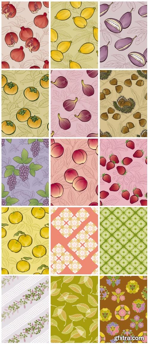 SoftEgg - DesignPower Wagara 6 Vector Patterns 100xEPS