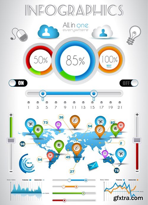 Infographics Elements #7 - 25 EPS