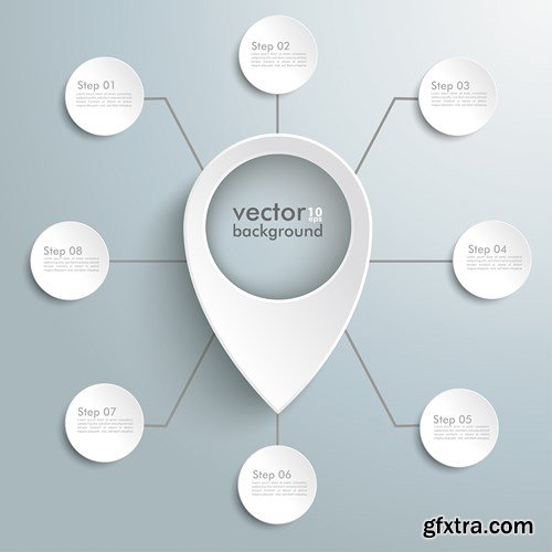 Collection of infographics vol.38, 25xEPS