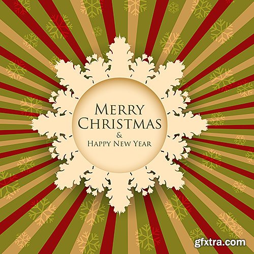 Beautiful backgrounds for Christmas and New Year, 4 - Vector