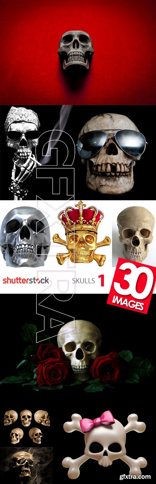 Skulls 1, 30xJPG