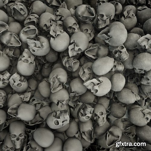 Skulls #3, 13xJPG