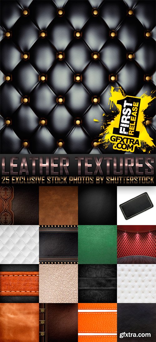 Leather Textures #1, 25xJPG