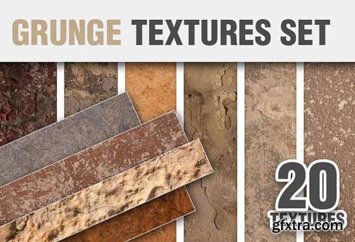 Grunge Textures Bundle: 304 High-Res Textures with a Commercial License