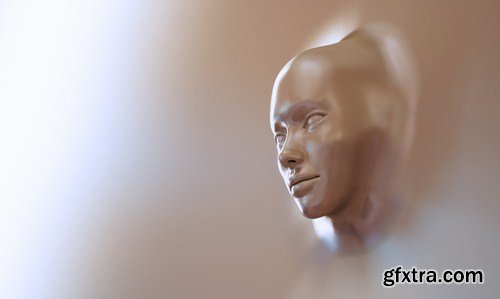 3D Human Head - 25 HQ Images