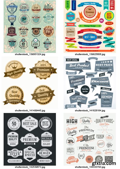Amazing SS - Badges &amp; Stickers 4, 25xEPS