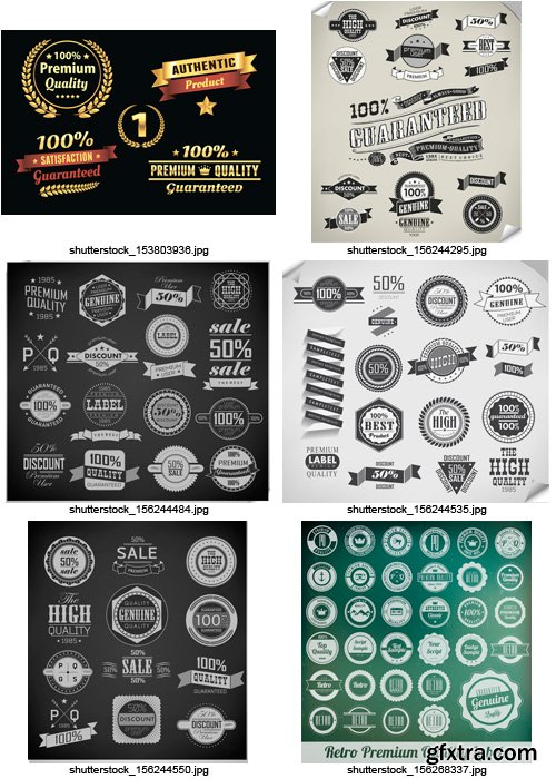 Amazing SS - Badges &amp; Stickers 4, 25xEPS