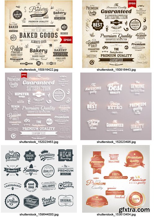 Amazing SS - Badges &amp; Stickers 4, 25xEPS