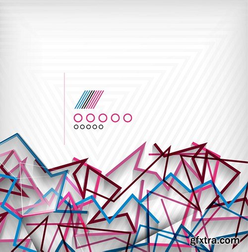 Collection of Vector Abstract Backgrounds Vol.49, 25xEPS