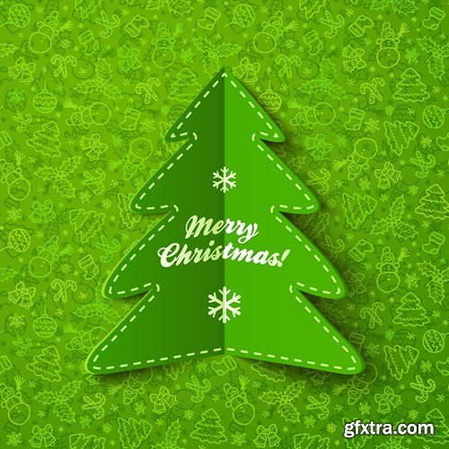 Christmas Fir-tree - 25 EPS