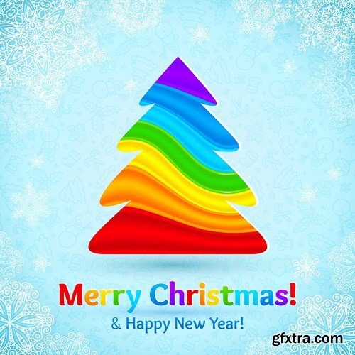 Christmas Fir-tree - 25 EPS