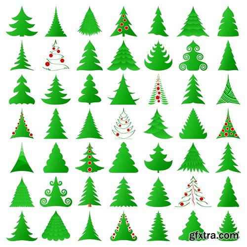Christmas Fir-tree - 25 EPS