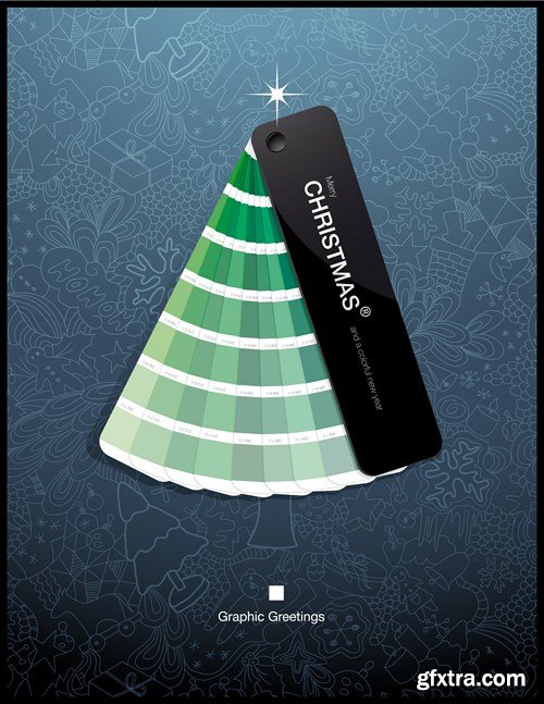 Christmas Fir-tree - 25 EPS