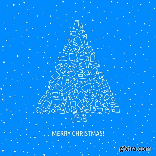 Christmas Fir-tree - 25 EPS