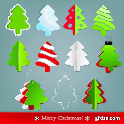 Christmas Fir-tree - 25 EPS
