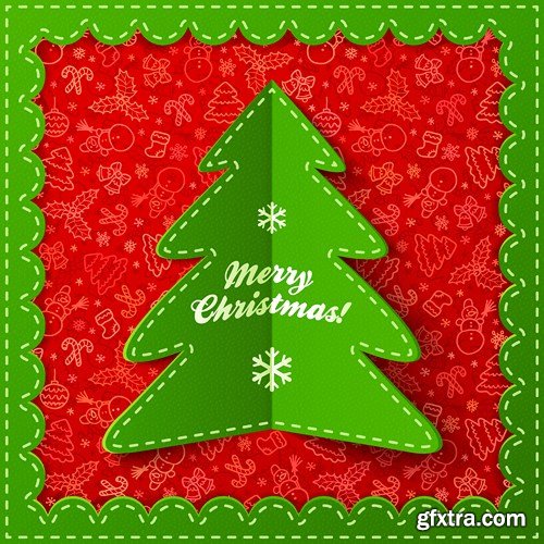 Christmas Fir-tree - 25 EPS