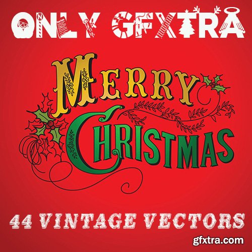 Vintage Christmas Vectors