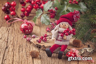 Christmas And New Year MIX - 16 JPEGs + 9 EPS