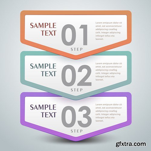 Collection of infographics vol.40, 25xEPS