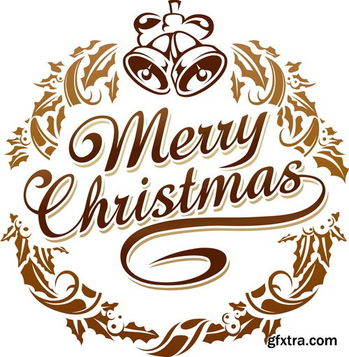 Amazing SS - Typography Christmas 3, 25xEPS