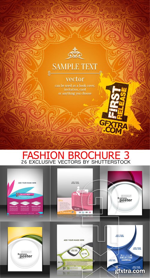 Amazing SS - Fashion brochure 3, 26xEPS Amazing SS - Fashion brochure 3, 26xEPS