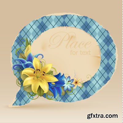 Greeting Cards with Flowers 13xEPS
