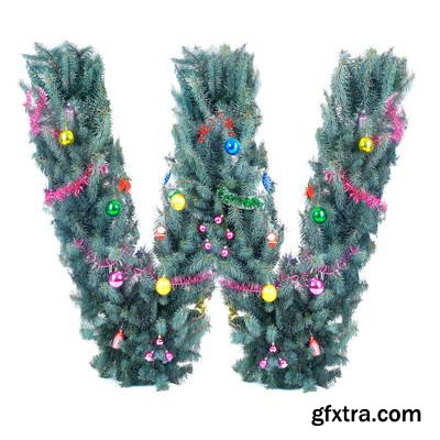 Decorated Pine Alphabets I 26xJPG Decorated Pine Alphabets I 26xJPG