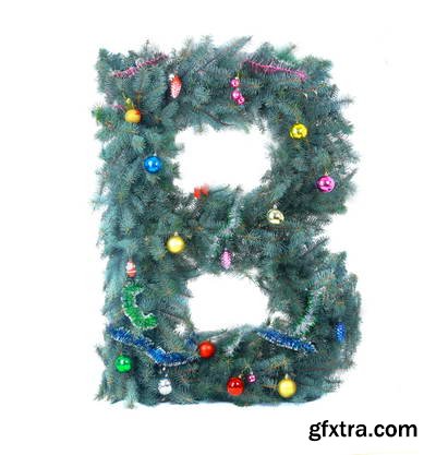 Decorated Pine Alphabets I 26xJPG Decorated Pine Alphabets I 26xJPG