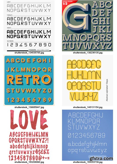 Amazing SS - Alphabets, 25xEPS Amazing SS - Alphabets, 25xEPS