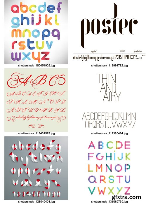 Amazing SS - Alphabets, 25xEPS Amazing SS - Alphabets, 25xEPS