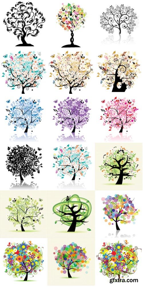 Creative Trees Collection 182xEPS