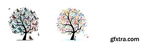 Creative Trees Collection 182xEPS