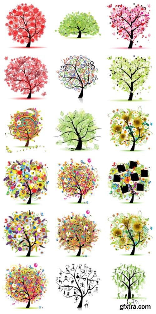 Creative Trees Collection 182xEPS