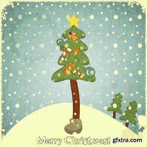 Retro Christmas 71xEPS Retro Christmas 71xEPS