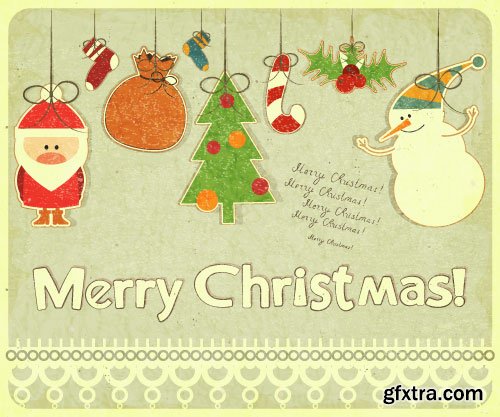 Retro Christmas 71xEPS Retro Christmas 71xEPS