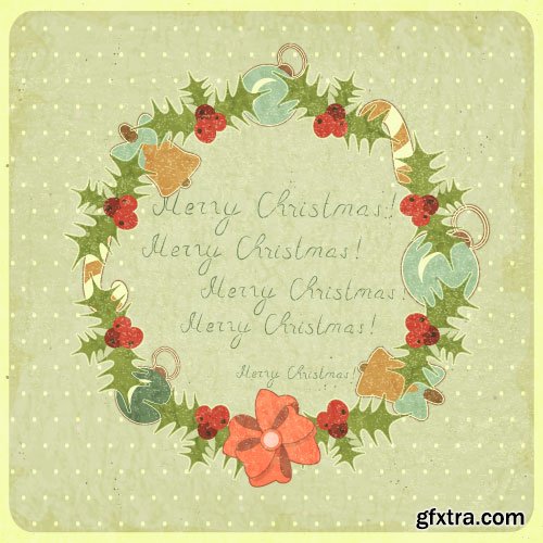 Retro Christmas 71xEPS Retro Christmas 71xEPS