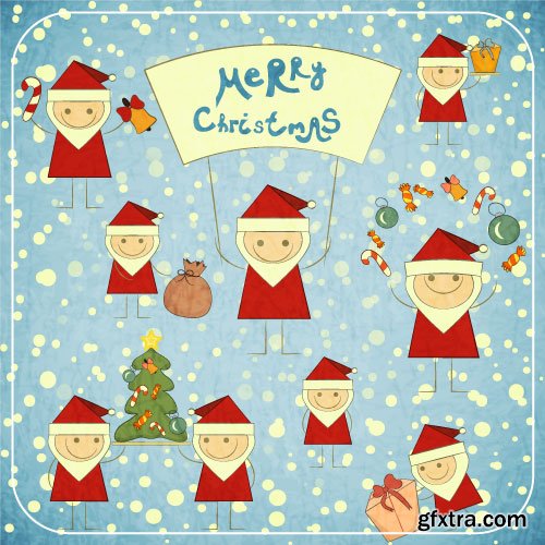 Retro Christmas 71xEPS Retro Christmas 71xEPS