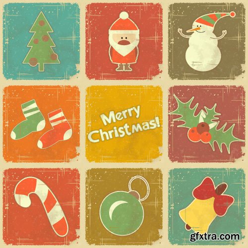 Retro Christmas 71xEPS Retro Christmas 71xEPS