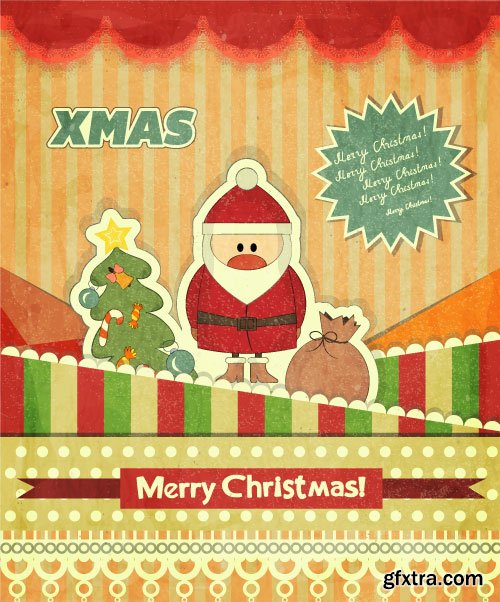 Retro Christmas 71xEPS Retro Christmas 71xEPS