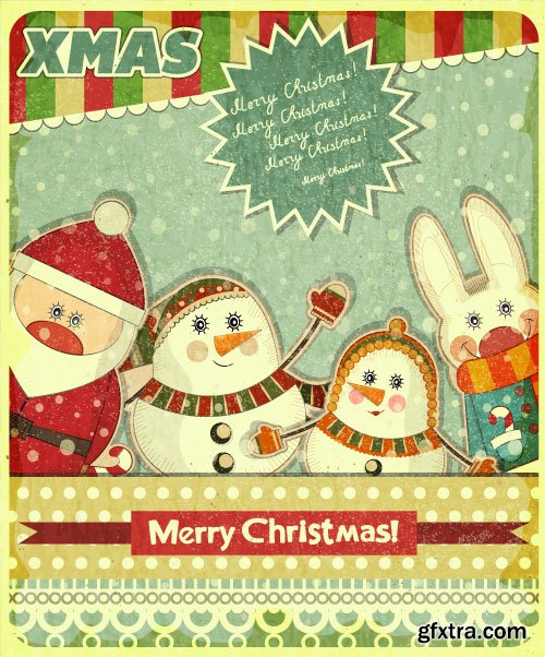 Retro Christmas 71xEPS Retro Christmas 71xEPS