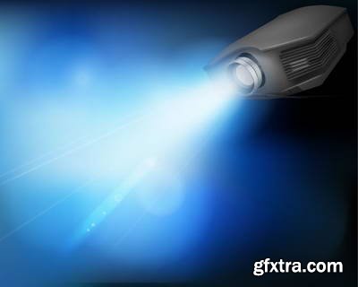 Vector Stages &amp; Spot Lights 25xEPS