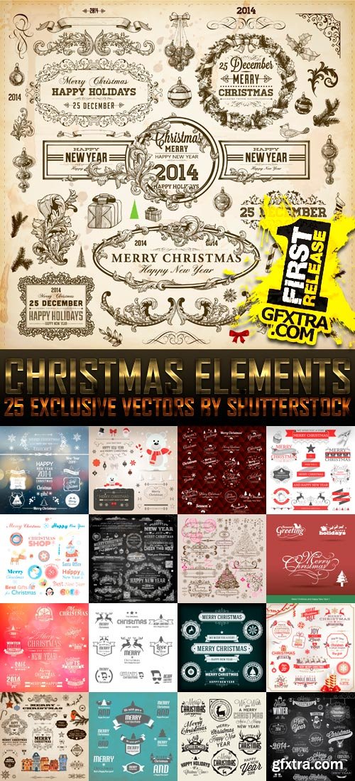 Amazing SS - Christmas Elements (vol.3), 25xEPS
